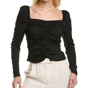 Sweetheart ruched top